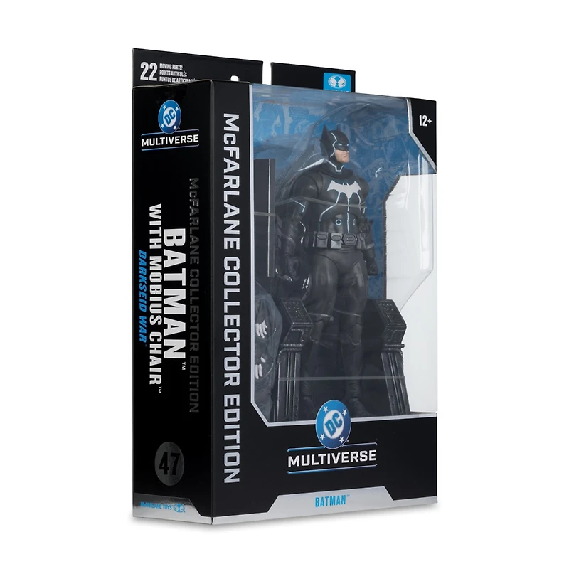 DC Multiverse Batman with Mobius Chair (Darkseid War) 7-Inch Action Figure McFarlane Collector Edition