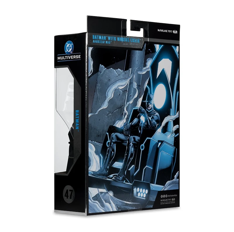 DC Multiverse Batman with Mobius Chair (Darkseid War) 7-Inch Action Figure McFarlane Collector Edition