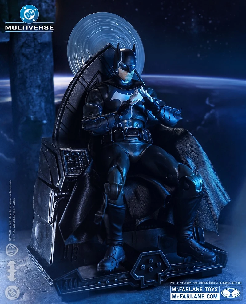 DC Multiverse Batman with Mobius Chair (Darkseid War) 7-Inch Action Figure McFarlane Collector Edition