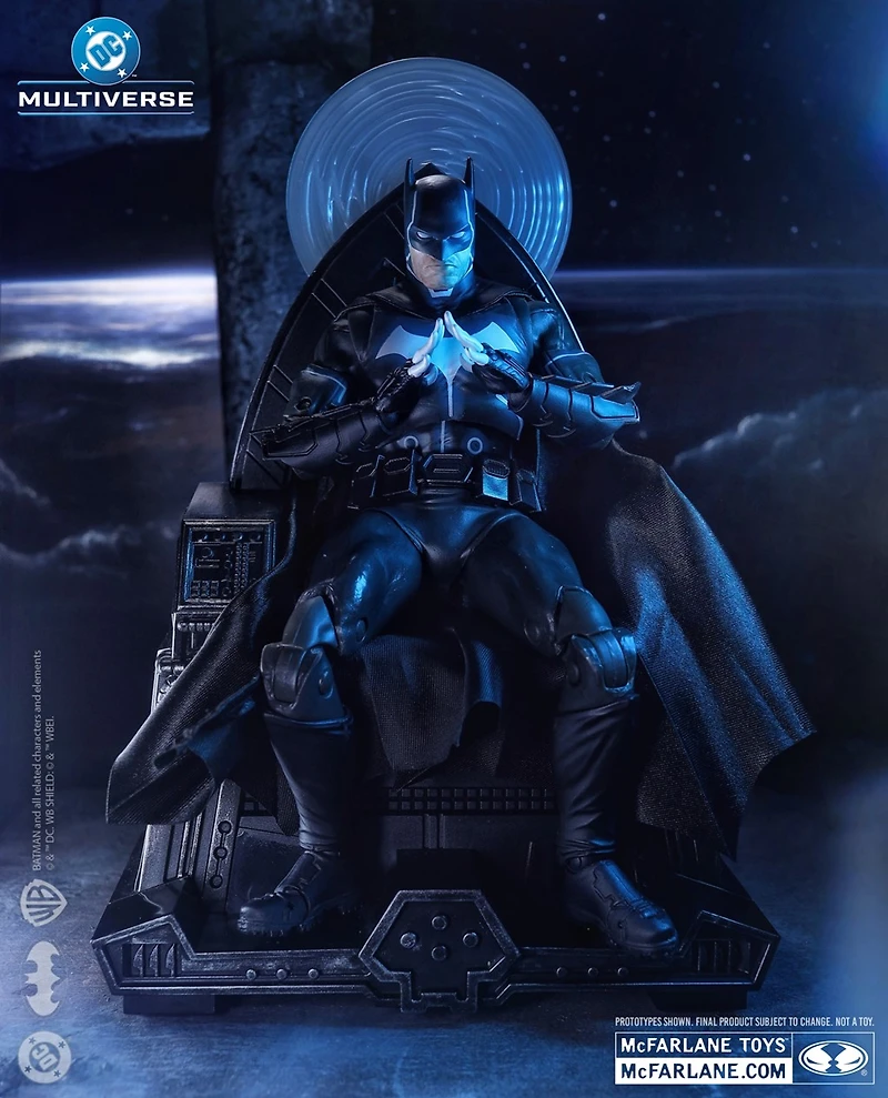 DC Multiverse Batman with Mobius Chair (Darkseid War) 7-Inch Action Figure McFarlane Collector Edition