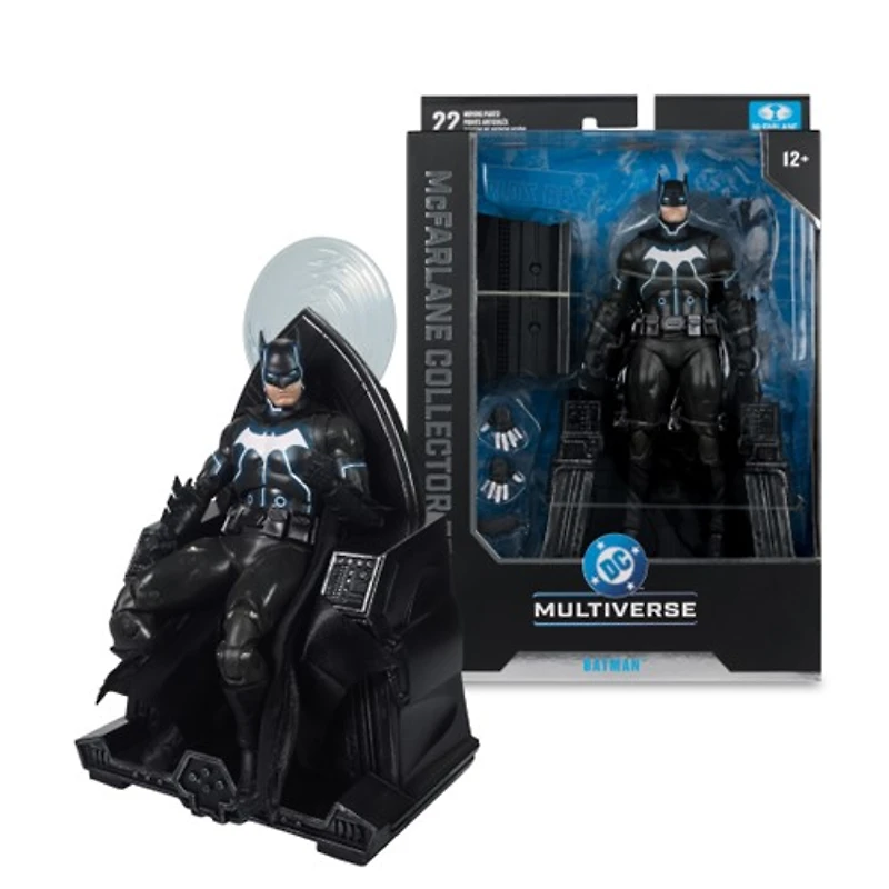DC Multiverse Batman with Mobius Chair (Darkseid War) 7-Inch Action Figure McFarlane Collector Edition