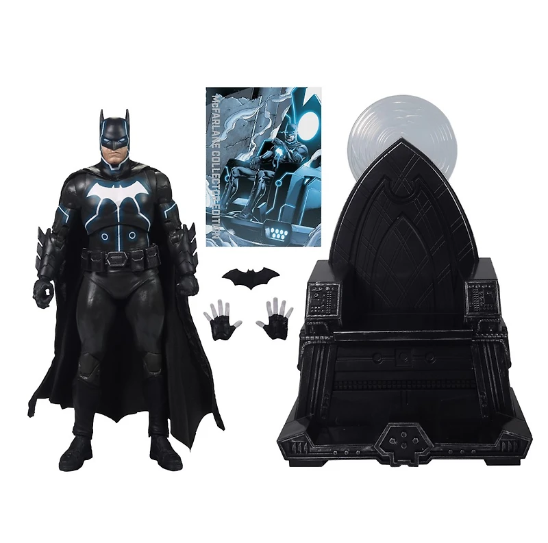 DC Multiverse Batman with Mobius Chair (Darkseid War) 7-Inch Action Figure McFarlane Collector Edition