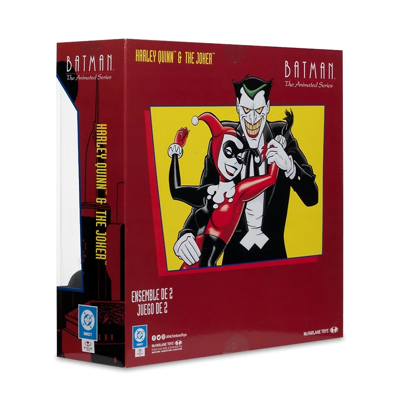 Batman: The Animated Series Harley Quinn and The Joker (Mad Love 2 Pack) 6-Inch Action Figures Gold Label