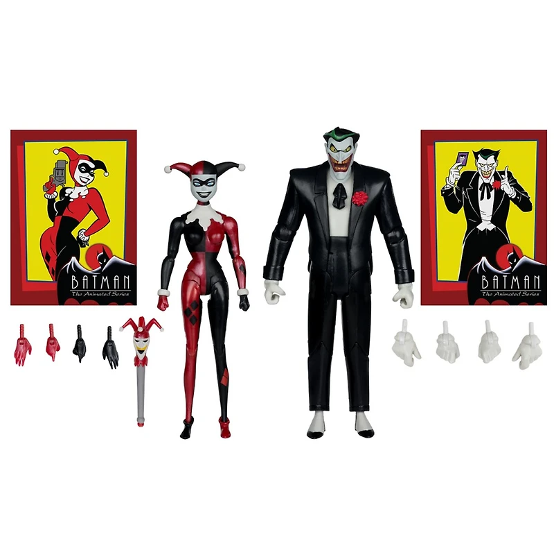 Batman: The Animated Series Harley Quinn and The Joker (Mad Love 2 Pack) 6-Inch Action Figures Gold Label