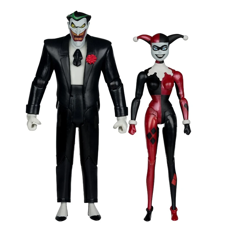 Batman: The Animated Series Harley Quinn and The Joker (Mad Love 2 Pack) 6-Inch Action Figures Gold Label