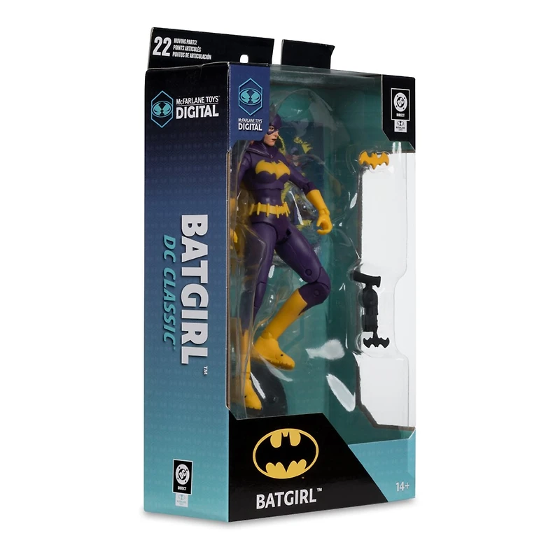 DC Direct Batgirl (DC Classic) 7-Inch Action Figure with McFarlane Toys Digital Collectible 