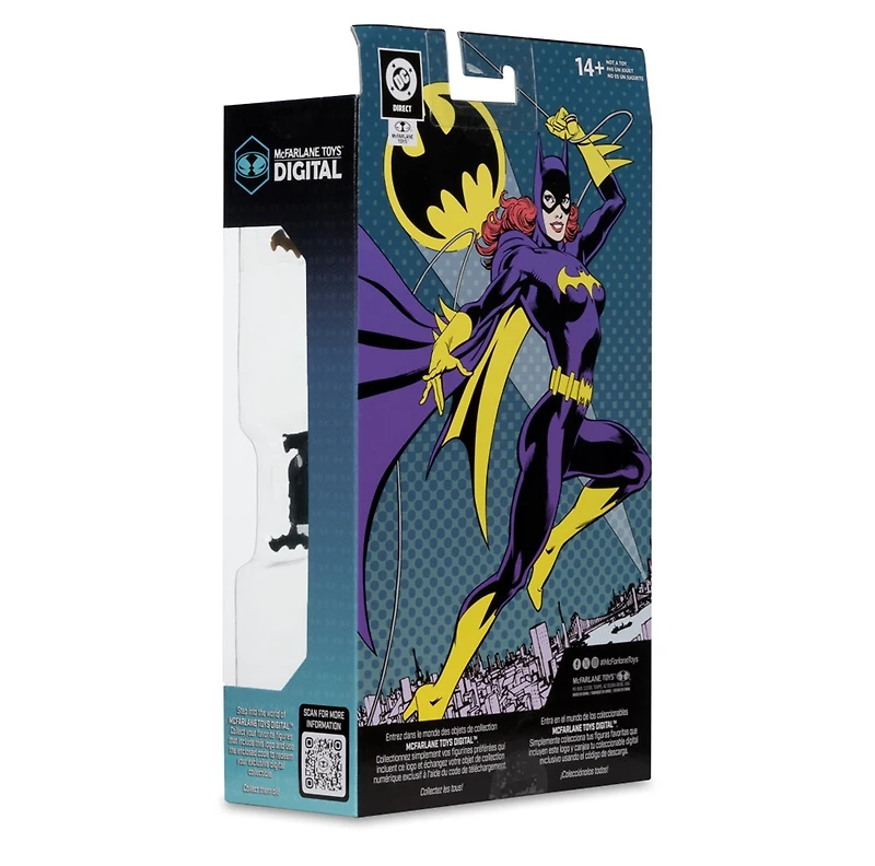 DC Direct Batgirl (DC Classic) 7-Inch Action Figure with McFarlane Toys Digital Collectible 