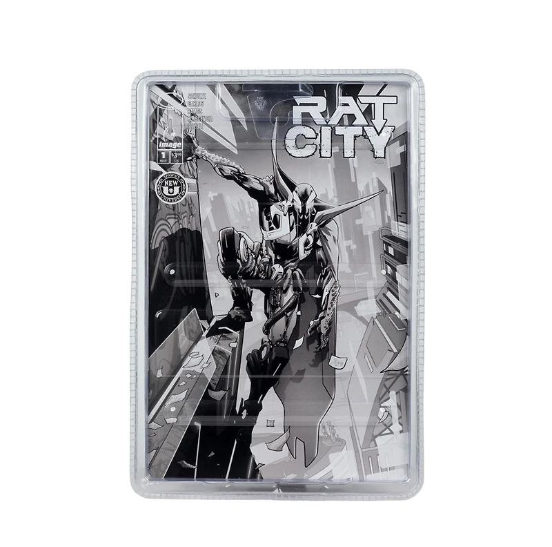 The Deviant (Spawn Rat City #1) 7-Inch Action Figure with Comic (Line Art) McFarlane Toys [Red Platinum Edition]