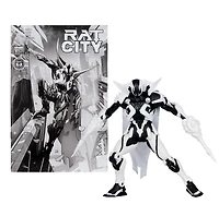 The Deviant (Spawn Rat City #1) 7-Inch Action Figure with Comic (Line Art) McFarlane Toys [Red Platinum Edition]