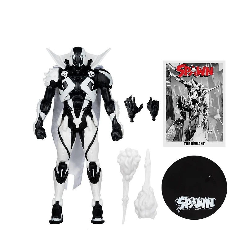 The Deviant (Spawn Rat City #1) 7-Inch Action Figure with Comic (Line Art) McFarlane Toys [Red Platinum Edition]