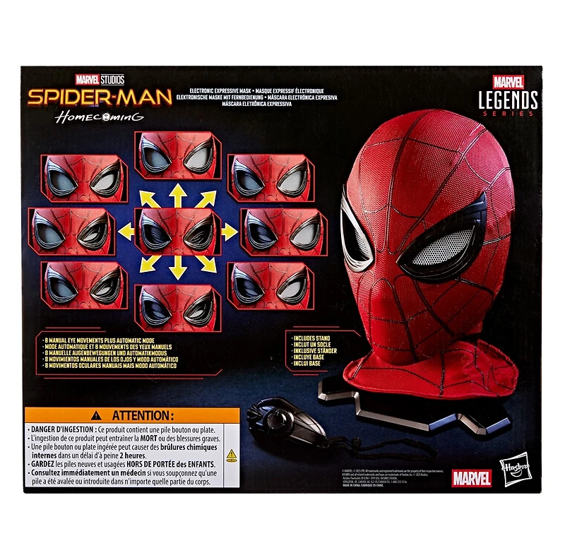 Marvel Legends Series Spider-Man Electronic Expressive Mask 