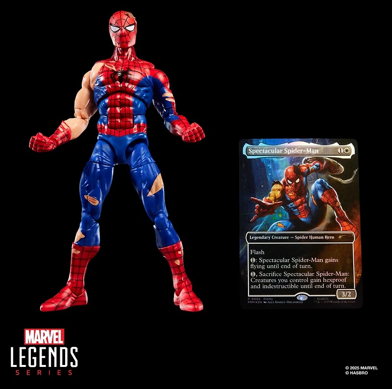 Marvel Legends Series Magic: The Gathering Battle-Damaged Spider-Man 