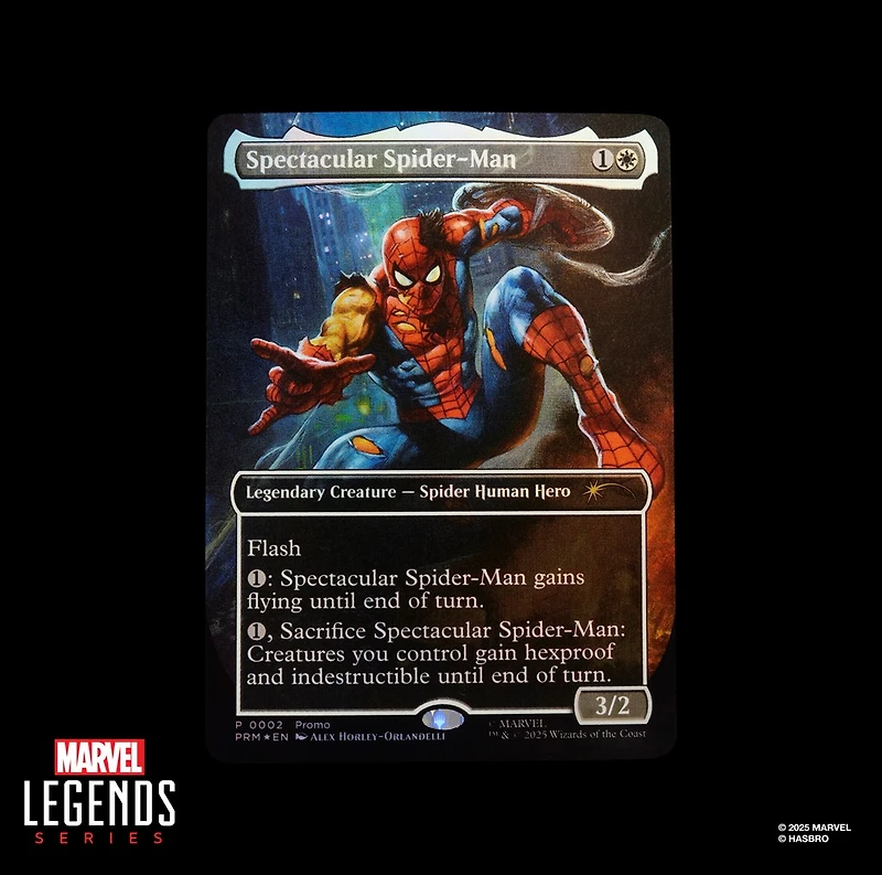 Marvel Legends Series Magic: The Gathering Battle-Damaged Spider-Man 