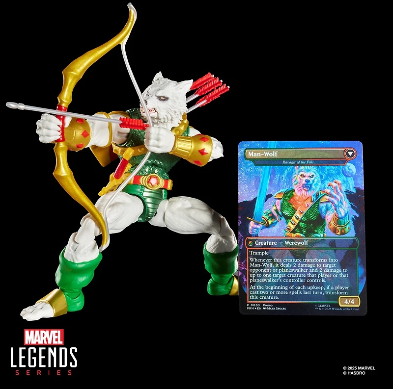Marvel Legends Series Magic: The Gathering Man-Wolf 