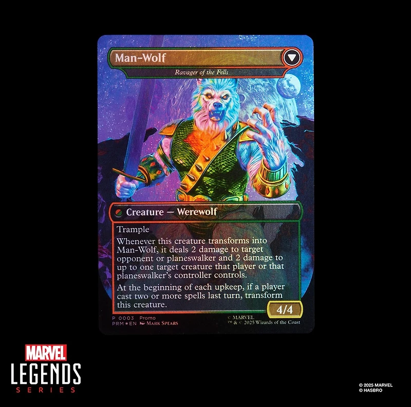 Marvel Legends Series Magic: The Gathering Man-Wolf 