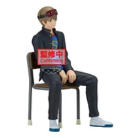 Gintama: Mr. Ginpachi's Zany Class Desk Figure PVC Statue Sogo Okita 16 Cm