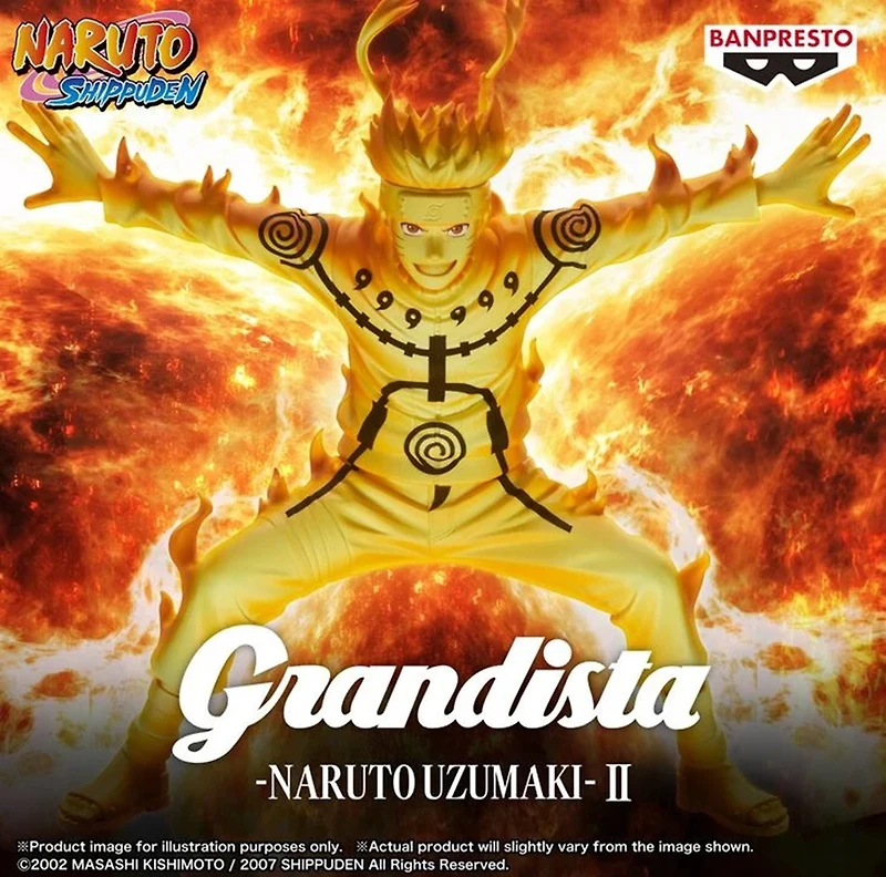 Naruto Shippuden - Naruto Uzumaki Grandista II Prize Figure