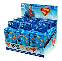 Superman Logo Blind Lapel Pin – One Variation Chosen at Random