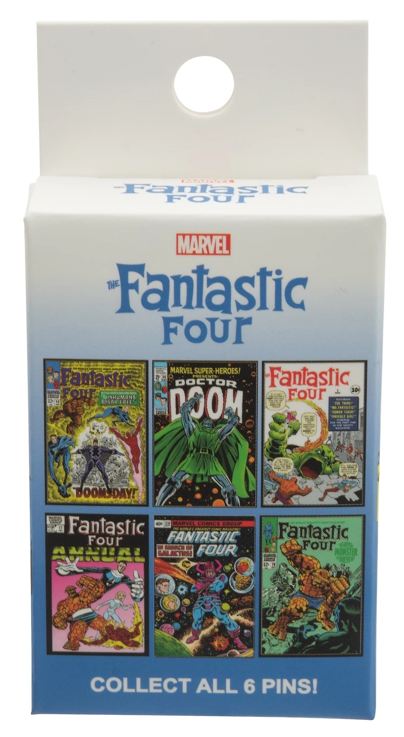 Fantastic 4: Comic Blind Lapel Pin – One Variation Chosen at Random