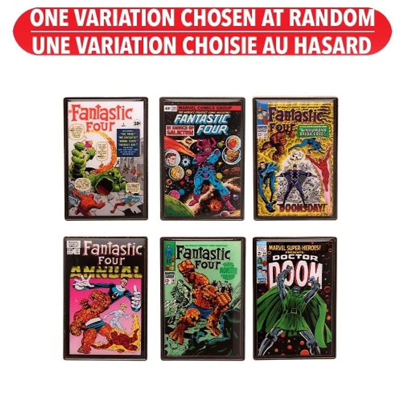 Fantastic 4: Comic Blind Lapel Pin – One Variation Chosen at Random