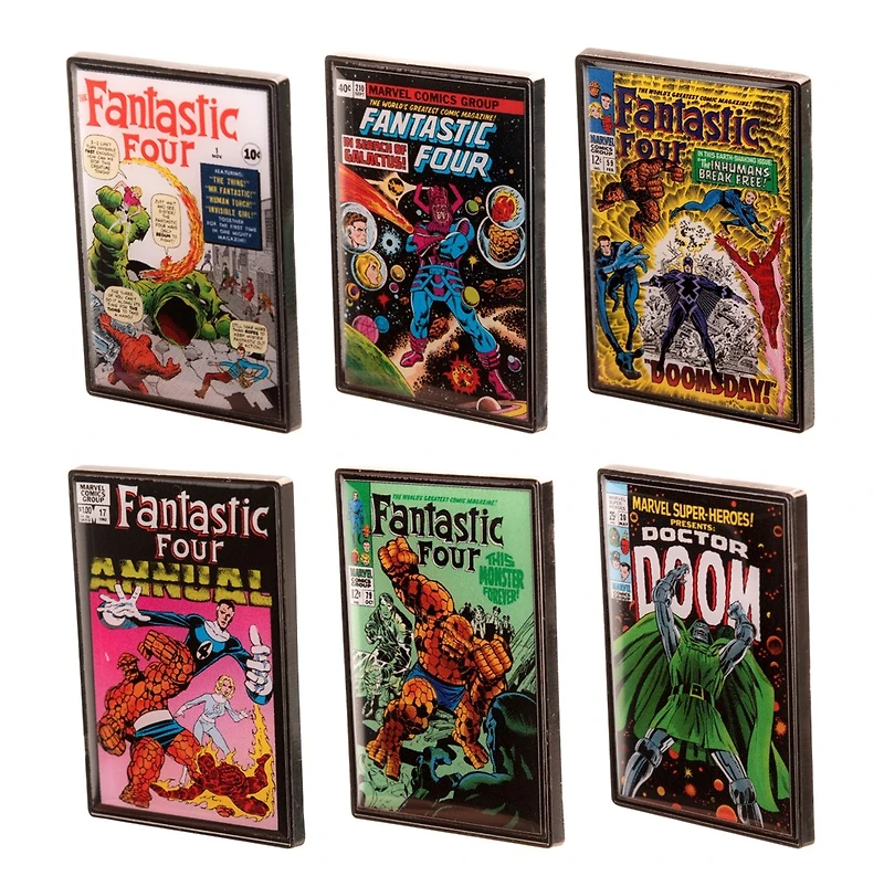 Fantastic 4: Comic Blind Lapel Pin – One Variation Chosen at Random
