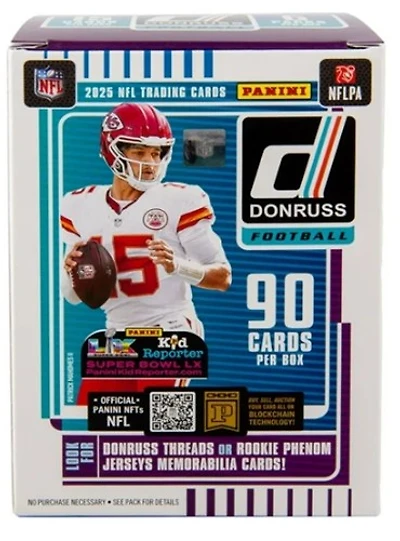 2025 Panini Donruss Football Trading Cards Blaster Box