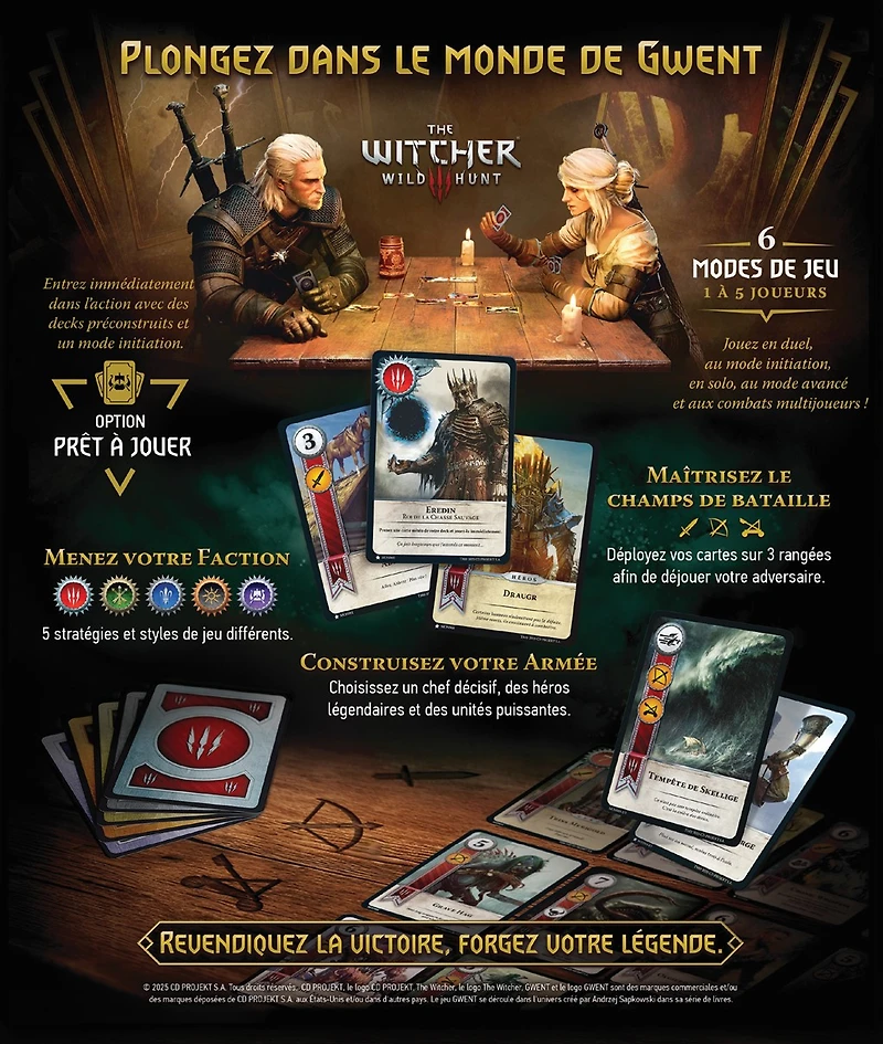 Gwent - Le Jeu de Cartes Legendaire (French) 