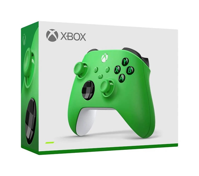 Manette sans fil Xbox verte 
