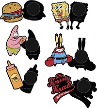 Spongebob Squarepants Shoe Charms 6-Pack 