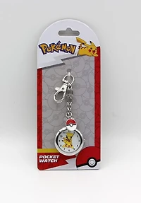 Pikachu Pocket Watch with Clip-On Chain
