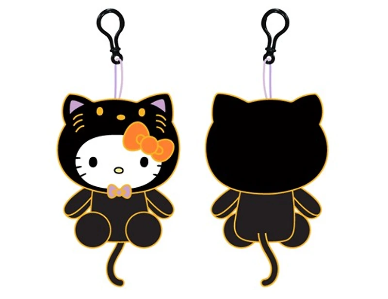 Hello Kitty Black Cat Plush Keychain 
