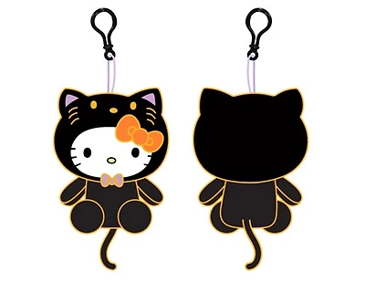 Hello Kitty Black Cat Plush Keychain 
