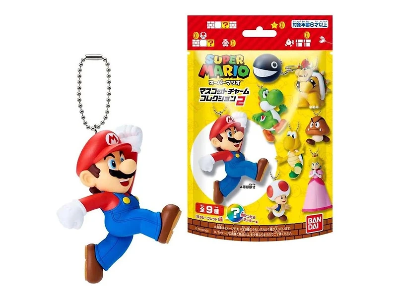 Bandai Super Mario Bros. Mascot Charm Collection Vol. 2 Shokugan – One Variation Chosen at Random
