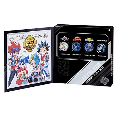 Beyblade X 25th Anniversary 4-Piece Set - Collectibles - Multicolor 
