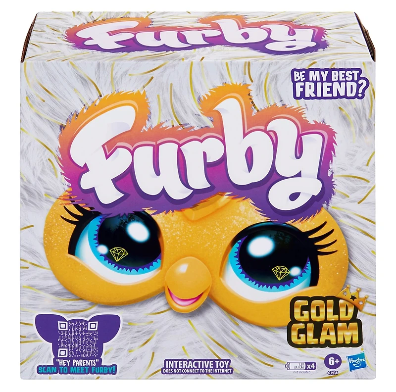 Furby Gold Glam Exclusive Interactive Figure 