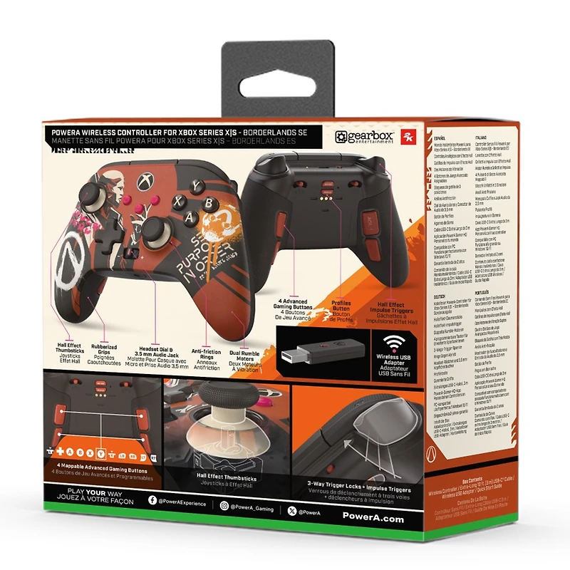PowerA Wireless Controller for Xbox Series X|S – Borderlands Special Edition 