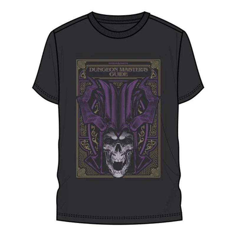 T-shirt noir Donjons et Dragons : Guide du Maître du Donjon