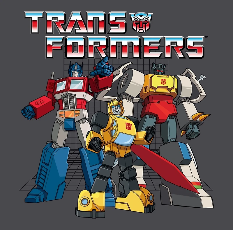 Transformers Trio Dark Grey T-shirt