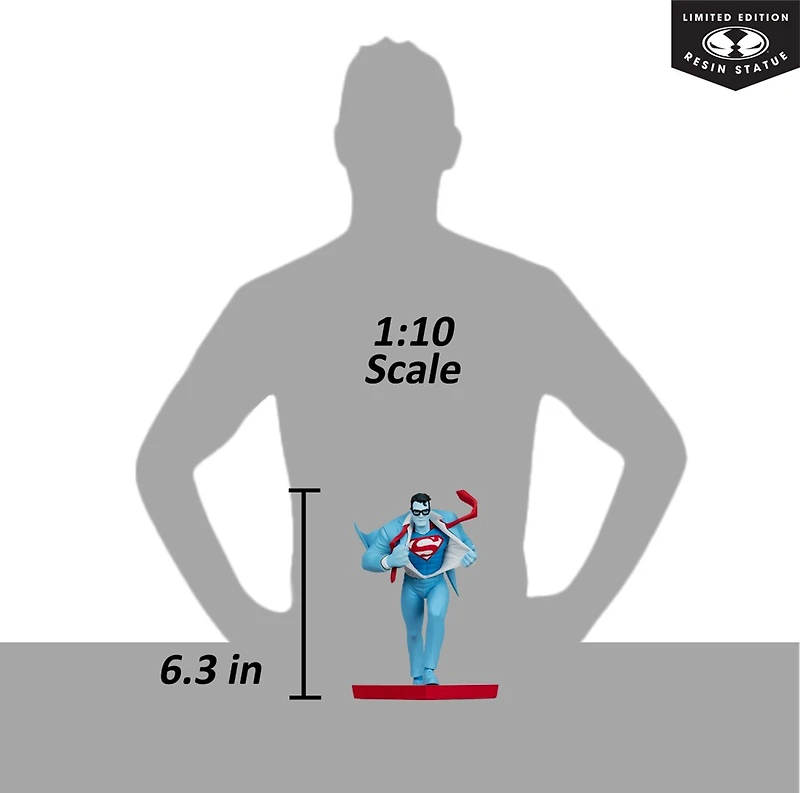 DC Direct Superman by Clayton Henry (Superman Red and Blue) 1:10 Scale Resin Statue Limited Edition 