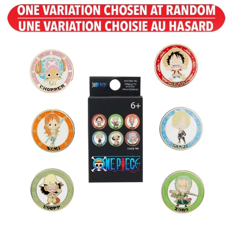 One Piece Chibi Mystery Pin – One Variation Chosen at Random