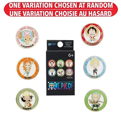 One Piece Chibi Mystery Pin – One Variation Chosen at Random