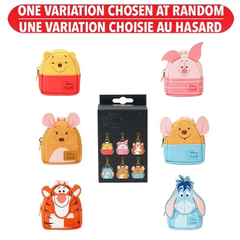 Winnie the Pooh Mystery Mini Backpack Keychains – One Variation Chosen at Random