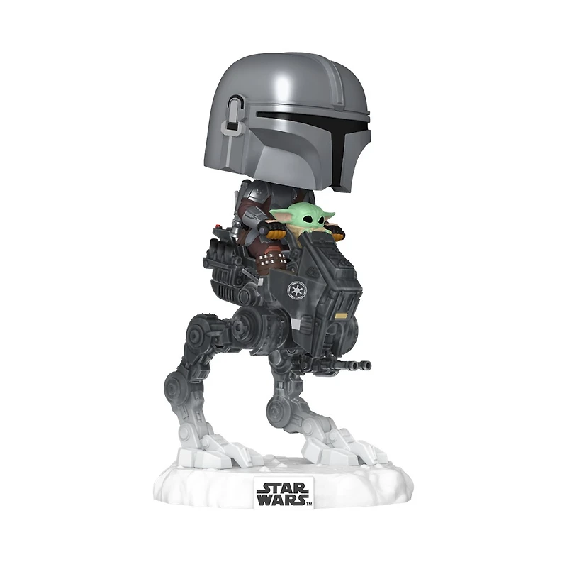 POP Rides! The Mandalorian with Grogu in Imperial Remnant AT-RT