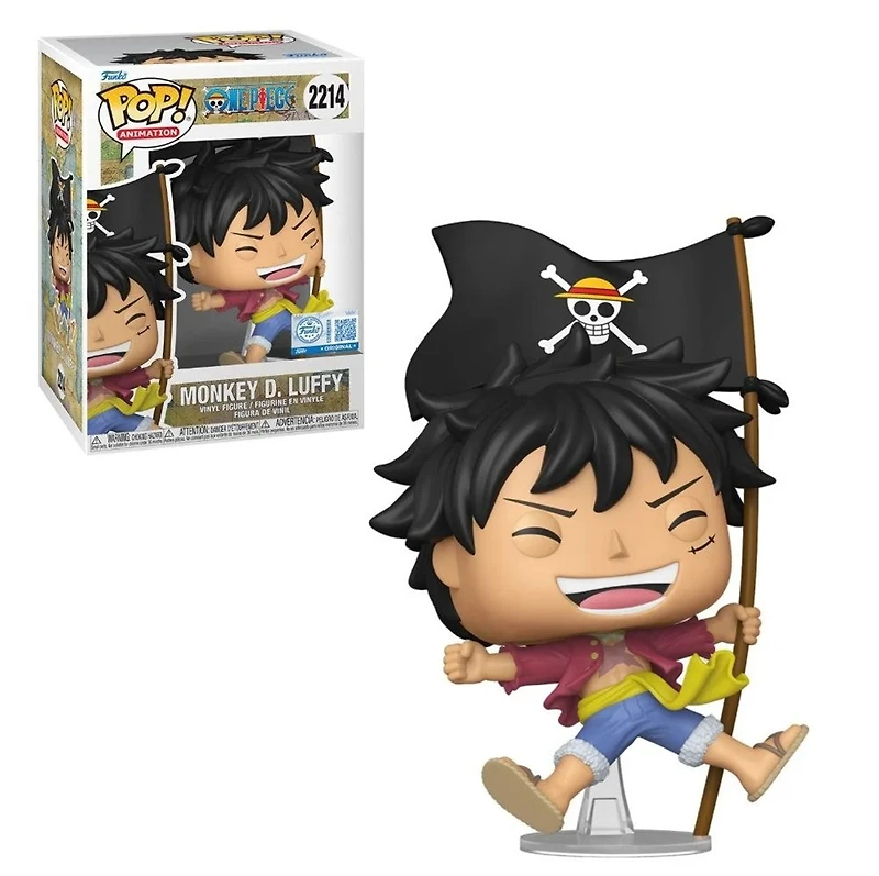 POP! One Piece Monkey D. Luffy with Flag