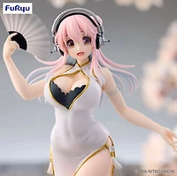 Super Sonico - Super Sonico Trio-Try-It Prize Figure (White China Dress Ver.)