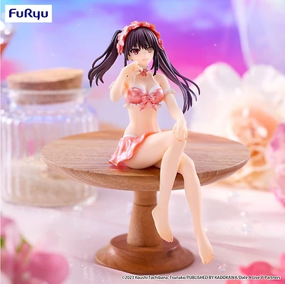 Date A Live V - Kurumi Tokisaki Noodle Stopper Prize Figure (Pastel Red Swimsuit Ver.)