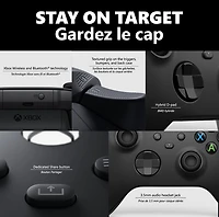 Xbox Wireless Controller – Carbon Black for Xbox Series X|S, Xbox One, and Windows Devices