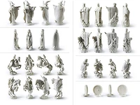 The Noble Collection The Lord of The Rings - Chess Set: Battle for Middle-Earth,Black 