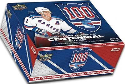 2025-26 Upper Deck New York Rangers Centennial Box Set