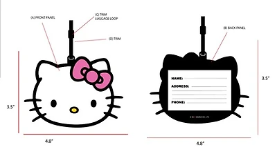 Hello Kitty Luggage Tag